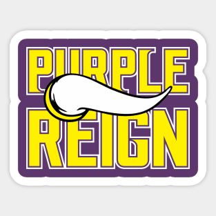 Viking Purple Reign Sticker